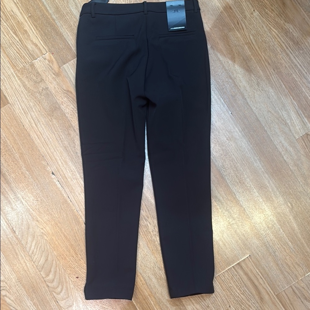 J.Lindeberg Black Trousers Classic Tailored Fit - Picture 4 of 5